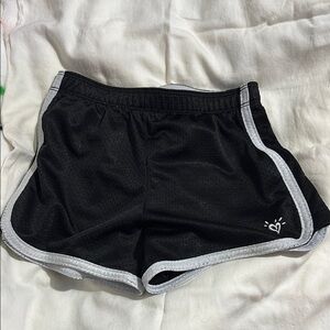 Black and Gray Women's Athletic Shorts